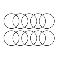 10St Metrische Nitrilkautschuk O-Ringe Dichtung 52Mm Ad 49Mm Id 1,5Mm Breite
