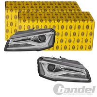 2X Hella BI-XENON LED Scheinwerfer Satz Passend FüR Audi A8 Links+Rechts