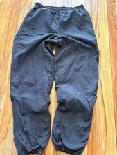 Nike Nylon Drill Track Pants Swoosh Y2K size md