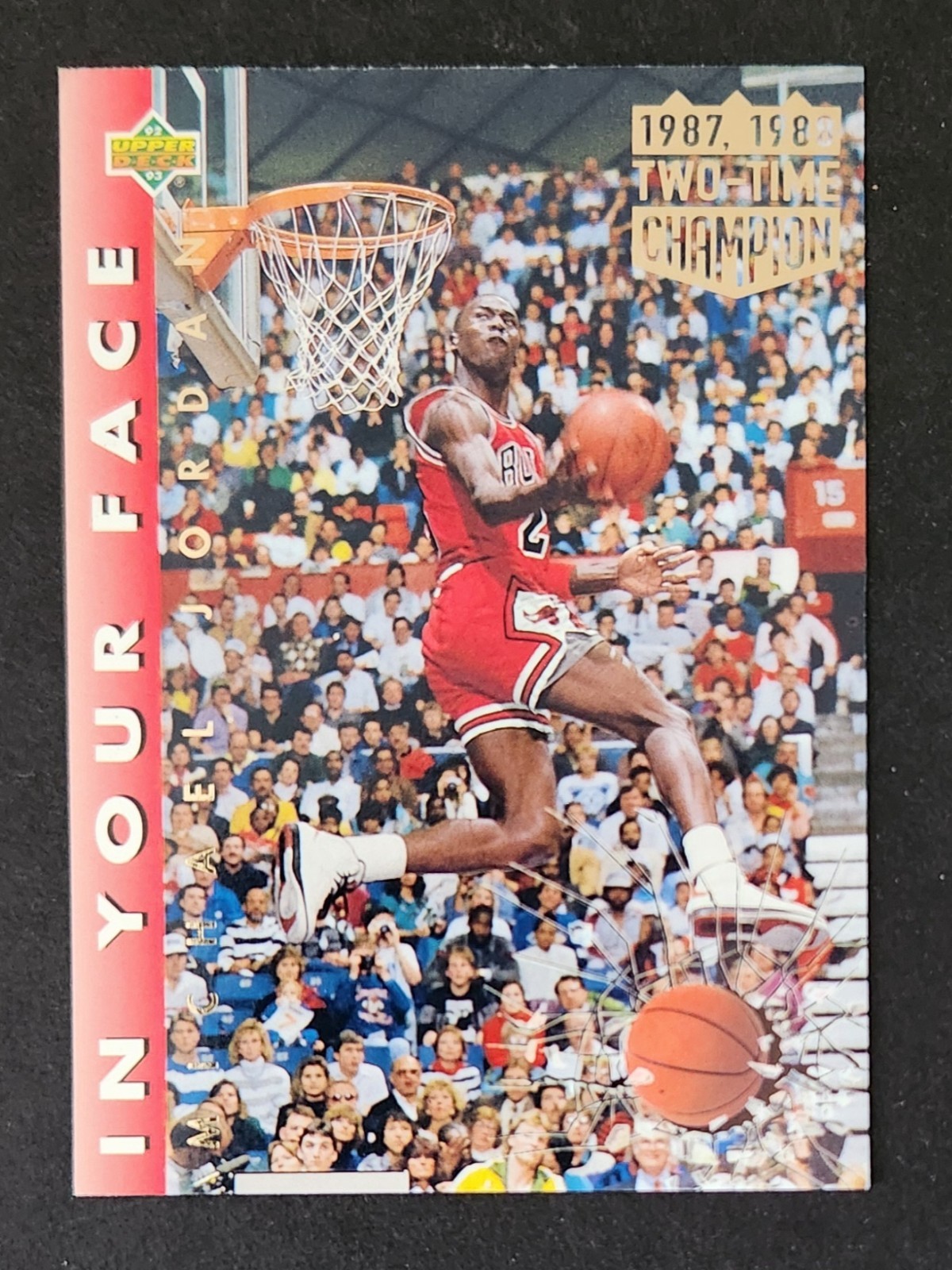 1992-93 Upper Deck Basketball #453 Michael Jordan NM-MT In Your Face Low Ship