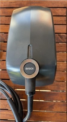EVBOX Wallbox ELVI 11kW, schwarz mit 6m Typ2-Kabel und MID,  RFID, W-LAN
