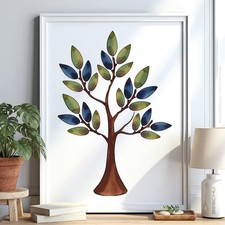 Baum Wald v1 Schablone Malen Wand Deko NEU