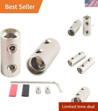 0Gauge Wire Butt Connectors 0 GA Ground Butt Splice Connector 2PCS with Dual ...