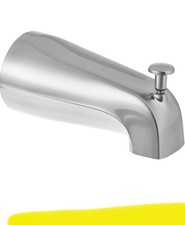 15067 Universal Tub Spout with Diverter, 5-1/8 inch, Chrome