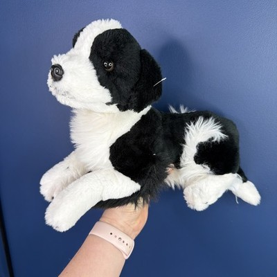 Prima E&J Classic Collection Realistic Dog soft plush stuffed toy 11'' long black