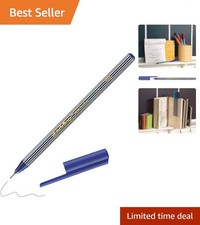 Compact 1-Pen Blue Fineliner - 0.3mm Extra Fine Stroke for Illustrations  Notes