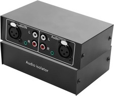 3-In-3-Out XLR RCA Audio Switch Box Converter Isolator