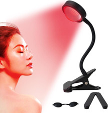 Red Light Therapy for Face, 40 Leds 660Nm LED Red Light Therapy Light with Clip,