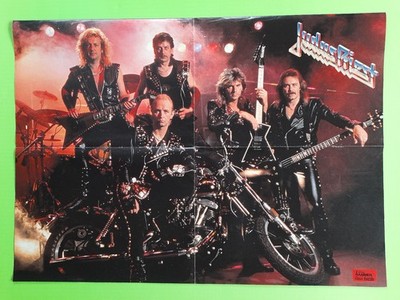 JUDAS PRIEST .. ' hell bent for leather ' .. * 8 0 er Poster ... * 56 x 40