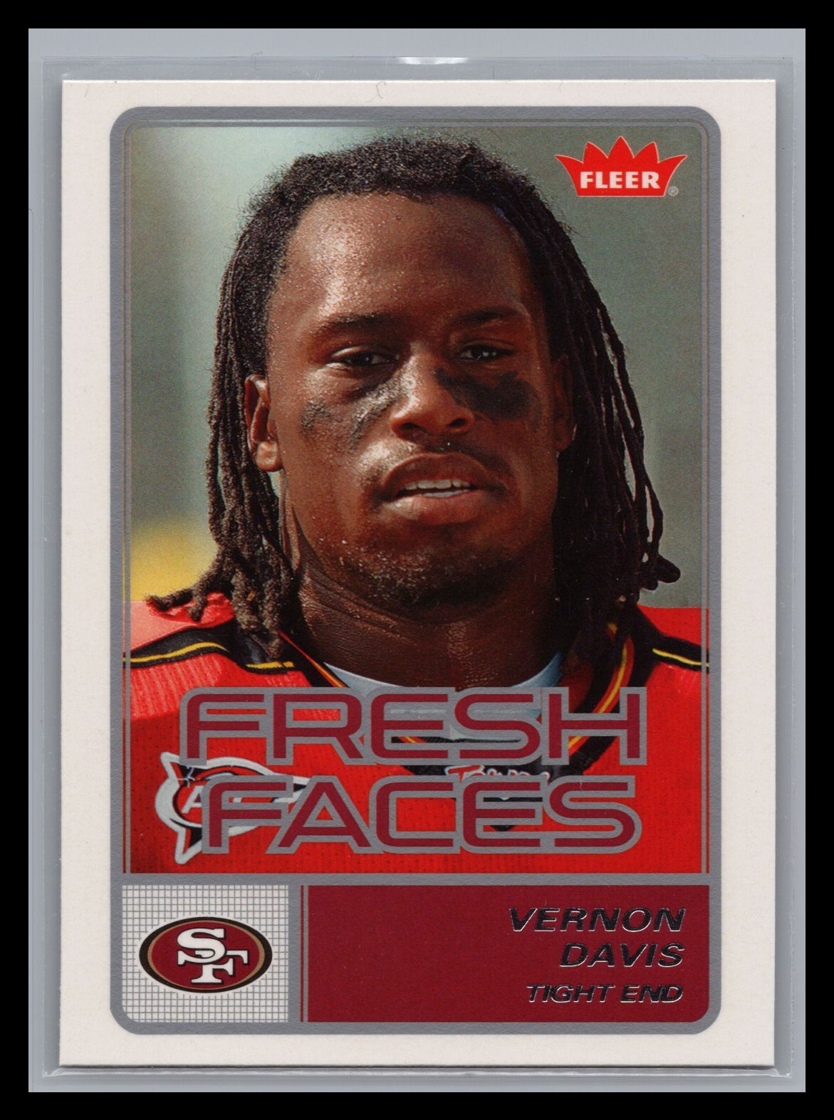 Vernon Davis Fleer Fresh Faces #FRVD Base