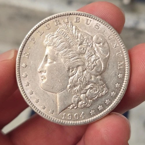 1904 P Morgan Silver Dollar AU
