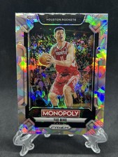 Yao Ming 2024-25 Prizm Monopoly Silver Cracked Ice #LEG9 Rockets 