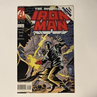 Invincible Iron Man 321 1995 w/ Overpower Card Unlucky At Love  Black Cat