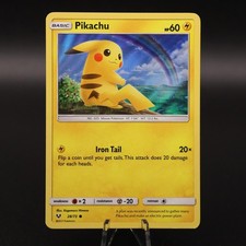Pokemon TCG | Pikachu 28/73 | Shining Legends | Water Web Holo Promo