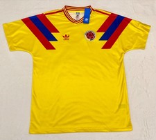 NWT Colombia National Team adidas Soccer Kit/Jersey Yellow Men s 2XL No Player