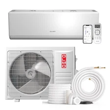 9000 BTU Wall Mounted Mini Split Heat Pump Air Conditioner 230V 22.5 SEER2