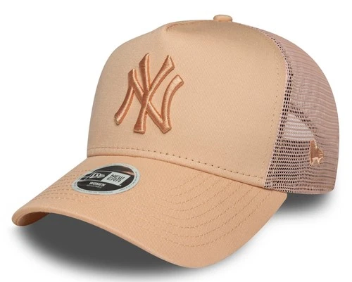 New Era Damen League Trucker Cap New York Yankees Orange : one size