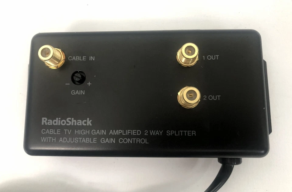 Radio Shack High Gain Amplified 2-Way Splitter 15-1960C - Image 2 of 4