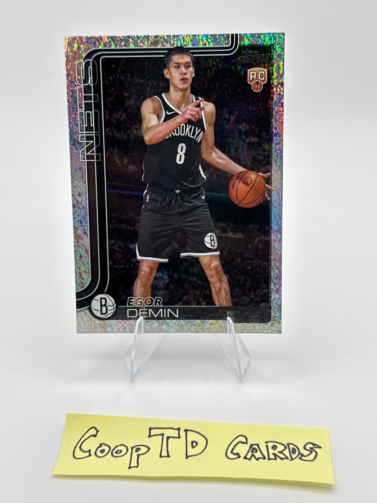 2025-26 Topps Egor Demin RC Sandglitter Rookie #208 Nets