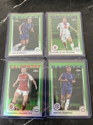 Topps Chrome UWCL Lot /99   Bright, Van de Donk, Caldentey, Ramirez RC  