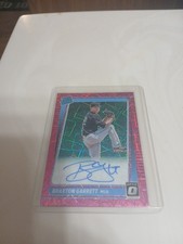 Braxton Garrett 2021 Donruss Optic Rookie Pink Velocity Prizm Auto #RRS-BG /75