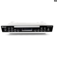 Under Counter Bluetooth CD Player with Slim Design  Easy Installation - Silver