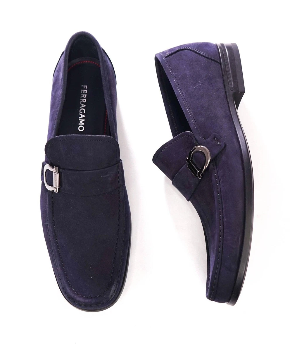 Salvatore Ferragamo Blue Dress Shoes for Men for sale | eBay display picture 1