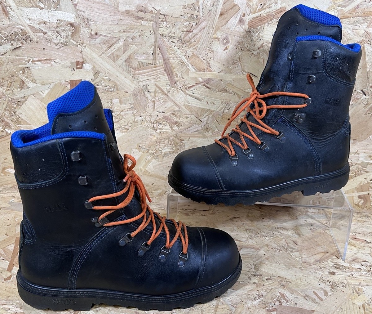 Haix Mens Chainsaw Boots HAIX Chainsaw Boots Blue Mountain Germany