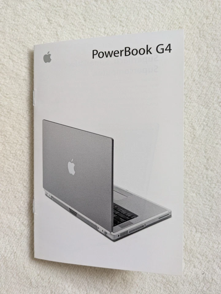 APPLE POWER BOOK G4 Original Prospekt - Sales Brochure - Rarität - Rare