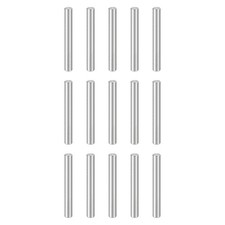 15pcs Dowel Pins M6(6mm) x 50mm Stainless Steel Shelf Support Peg Pin Rod