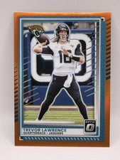 TREVOR LAWRENCE 2025 DONRUSS OPTIC FOOTBALL ORANGE PRIZM JAGUARS /299 Q5849