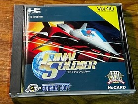 FINAL SOLDIER - PC ENGINE - HUDSON SOFT - 100% CIB - EXCELLENT