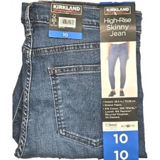 NWT Kirkland Signature Women's High - Rise Stretch Skinny Jean Size - 10