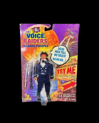 1991 Captain Claw Toy Island Pirate   MOC Vintage Talking Action Figure on Card