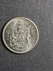 1965 Canada 50 cents SILVER  (0.80 fine, 0.30 oz ASW)  Solid AU      stk#R2