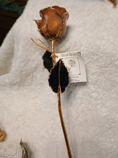 Gold Dipped Rose Real 24K Gold Rose, Genuine One of a Kind Rose Hand Dipped