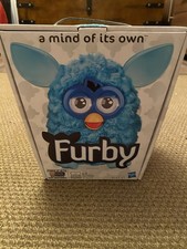 Furby- 2012 Hasbro Tiger Electronics Inc Turquoise Blue, Working Pre-owned Boxed