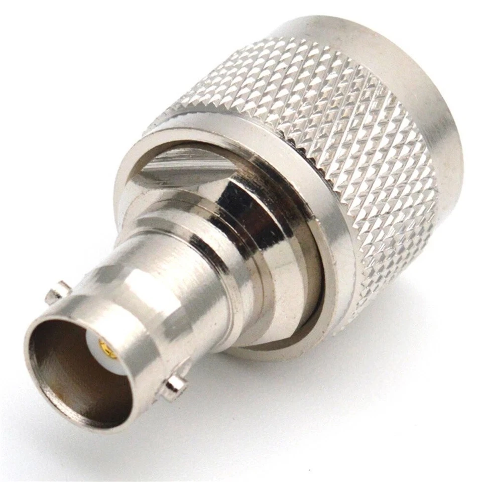 N-Type Male Plug to BNC Female Jack RF Adapter Barrel Connector (1 Piece) - Image 2 of 4