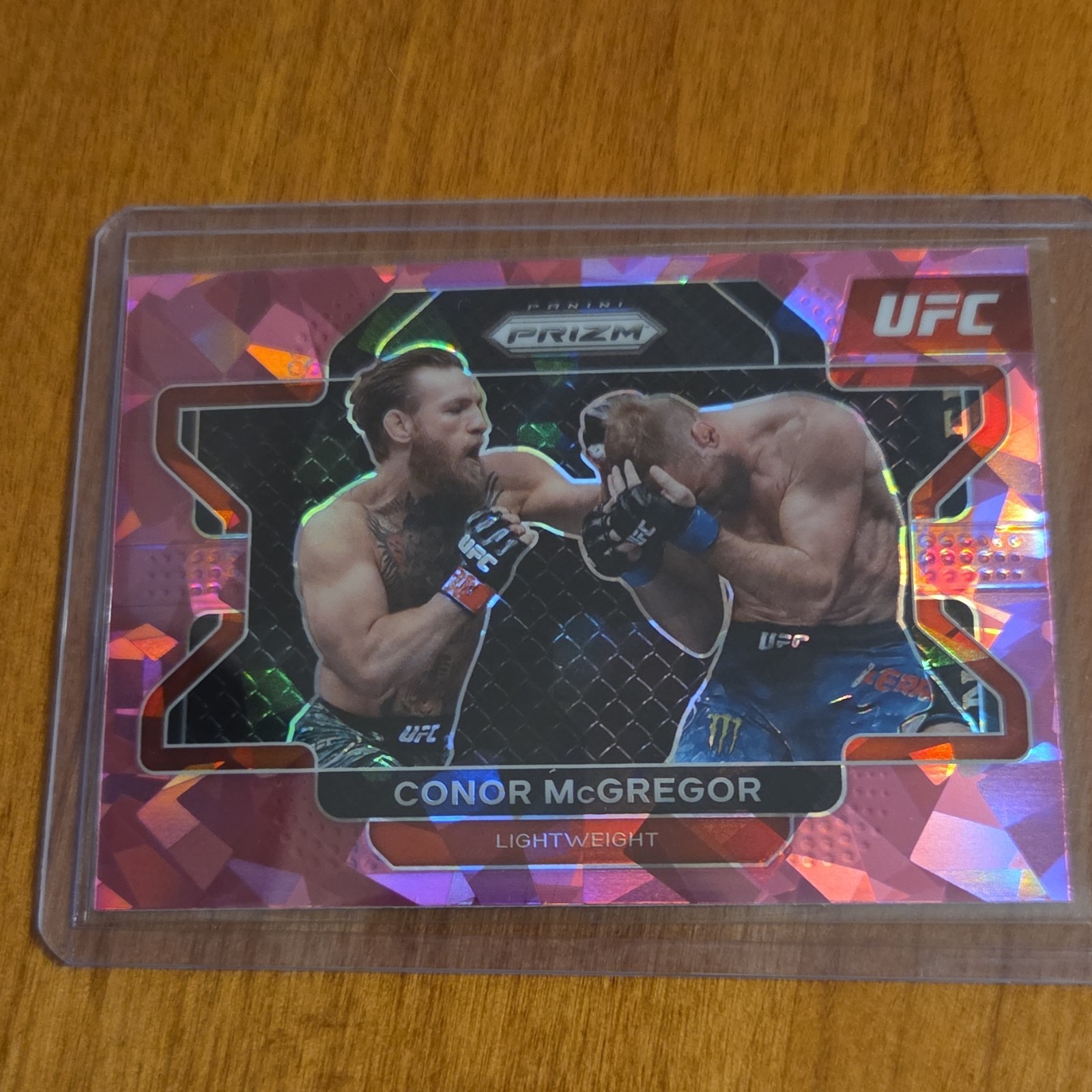 Panini 2022 Prizm UFC Conor McGregor Cracked Ice Parallel #39 MMA Trading Card