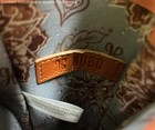Hobo Orange Leather Phone Crossbody Bag Wallet Adjustable Strap — photo 4