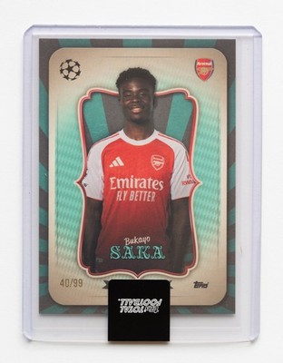 2025-26 Topps Total Football - Bukayo Saka - /99 UCC Greatest Show #675