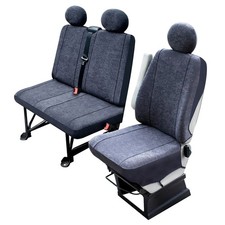 Autositzbezüge Fahrer Beifahrer Elegance L für Ford Transit 1986 - 2000