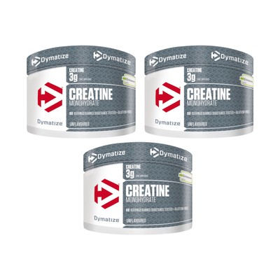 DYMATIZE Kreatin Creatine Monohydrate Pulver Aminosäure geschmacksneutral 3x300g