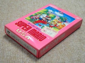 Outer Box With Instructions Super Mario Usa Nintendo Family Computer Famicom Sof