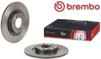 2X Bremsscheibe Brembo 08.C309.1X 2 Bremsscheiben Hinterachse Hinten