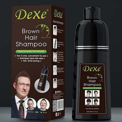 Dexe Black/Brown Hair Shampoo 5 Minuten Instant Dye Hair Darkening Long Lasting