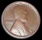 1916 S Lincoln Head Penny - VG