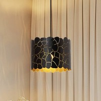 Lindby Pendelleuchte 'Aralena' (Modern) In Schwarz Aus Metall (1 Flammig, E27) -