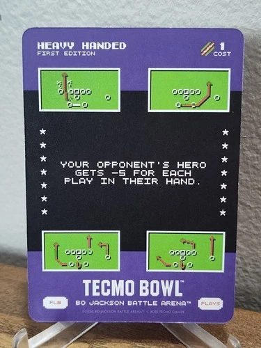 2026 Bo Jackson Battle Arena Tecmo Bowl Plays HEAVY HANDED PL8 SSP