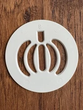 The Pampered Chef Cookie Press #1525 Cookie Disk #11 Replacement Part - Pumpkin